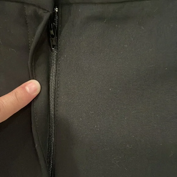 Calvin Klein Black Plus Size Solid Straight Leg Pants - Picture 3 of 8